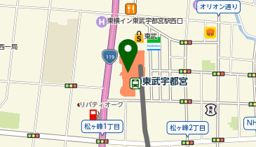 クイックウォッシュ 東武宇都宮店の地図画像
