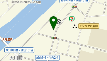 美容室はすきの地図画像