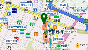 コッペ田島 新橋駅構内店の地図画像