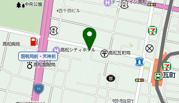 メンズ脱毛専門店 秘密基地の地図画像
