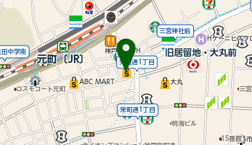 DIO CLINIC(ディオ クリニック) 神戸三宮院の地図画像