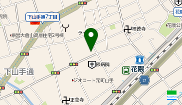 食堂丸山の地図画像