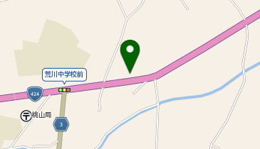 あら川第一桃生産組合 第二直売所の地図画像