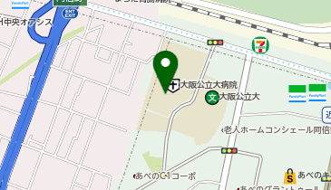 アンクス 大阪公立大学医学部附属病院店の地図画像