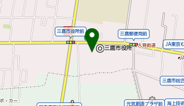 三鷹市公会堂の地図画像