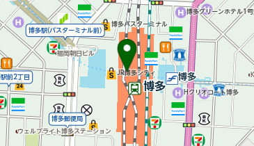 まわる寿司博多魚がし 博多1番街店の地図画像