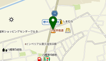 焼肉きんぐ 東久留米店の地図画像