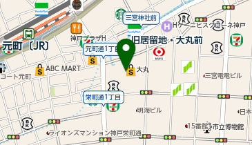 SHIRO(シロ) 大丸神戸店の地図画像