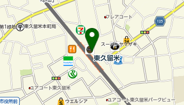 福しん 東久留米店の地図画像