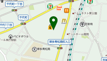 ピザハット 吉塚パピヨンガーデン店の地図画像