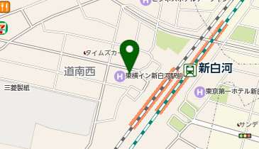 はなの舞 新白河駅東口店の地図画像
