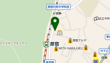 原宿ツーリストインフォメーションセンターの地図画像