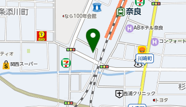 奈良市保健所・教育総合センター(はぐくみセンター)の地図画像