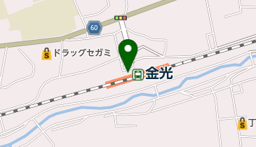 JR西日本 金光駅みどりの窓口の地図画像