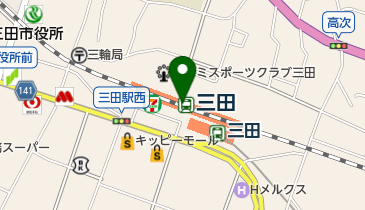 JR西日本 三田駅みどりの窓口の地図画像