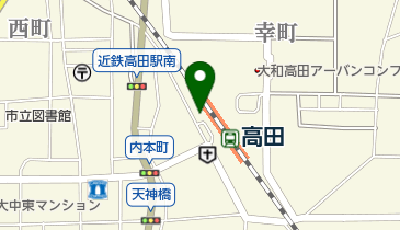 JR西日本 高田駅みどりの窓口の地図画像