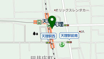 JR西日本 天理駅みどりの窓口の地図画像