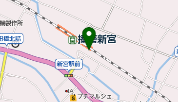 JR西日本 播磨新宮駅みどりの窓口の地図画像