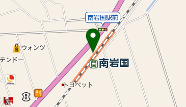 JR西日本 南岩国駅みどりの窓口の地図画像