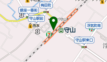 JR西日本 守山駅みどりの窓口の地図画像