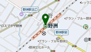 JR西日本 野洲駅みどりの窓口の地図画像