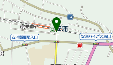 JR西日本 安浦駅みどりの窓口の地図画像