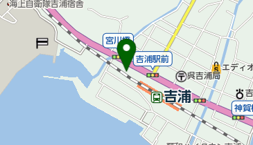 JR西日本 吉浦駅みどりの窓口の地図画像