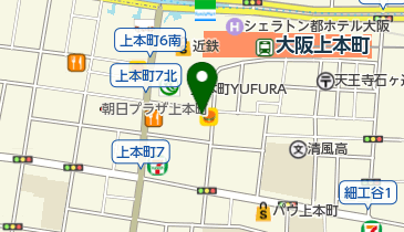 フランス屋 上本町店の地図画像