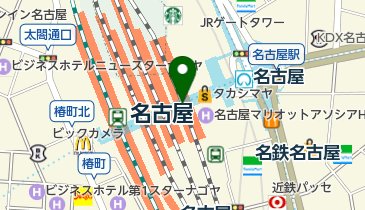 ベルマートキヨスク 桜通口の地図画像