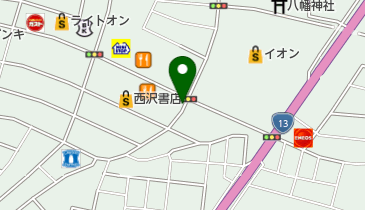 メガネの相沢 福島南矢野目店の地図画像