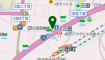 anan(アンアン) 田町店の地図画像