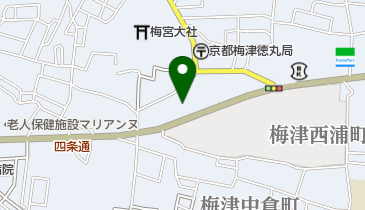 梅津動物病院の地図画像