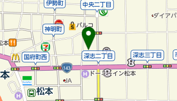 クロロフィル 松本駅前美顔教室の地図画像