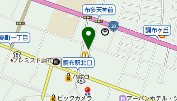 クロロフィル 調布駅前美顔教室の地図画像