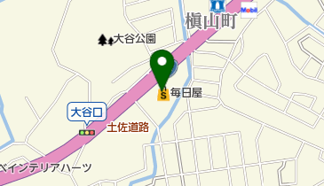 毎日屋 土佐道路店の地図画像