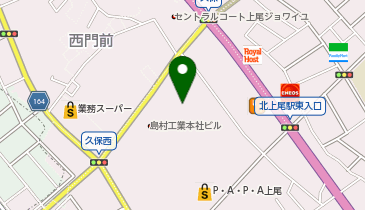 ひばり薬局 北上尾店の地図画像