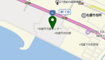 名護市民会館の地図画像