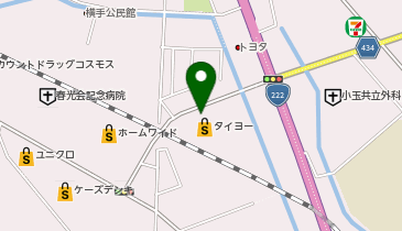 タイヨー 日南店の地図画像