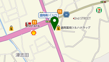 タックルベリー 盛岡南店の地図画像