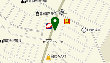 タックルベリー 仙台吉成店の地図画像