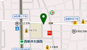 タックルベリー 西新井店の地図画像