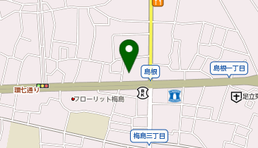 タックルベリー 足立環七店の地図画像