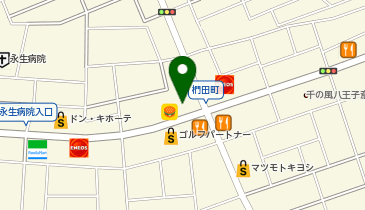 タックルベリー 八王子めじろ台店の地図画像