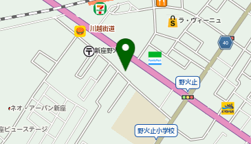 タックルベリー 新座店の地図画像