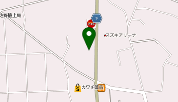 タックルベリー 佐野店の地図画像