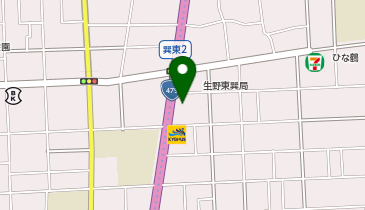 タックルベリー 生野店の地図画像