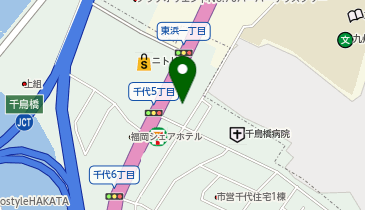 タックルベリー 博多千代店の地図画像