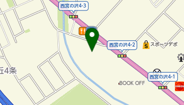 スーパーアークス 宮の沢店の地図画像