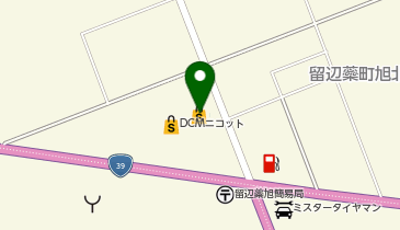 ラルズマート 留辺蘂店の地図画像