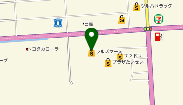 ラルズマート 斜里店の地図画像